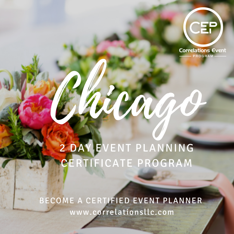 2 Day Chicago Event Planning Certificate Program Eventcombo