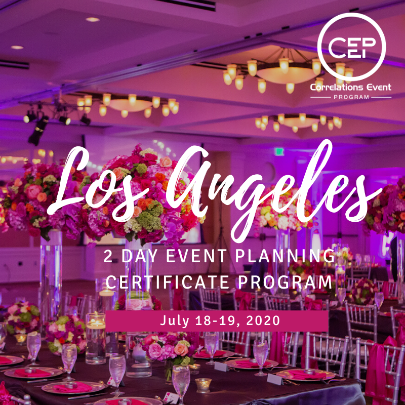 2 Day Los Angeles Event Planning Certificate Program Eventcombo