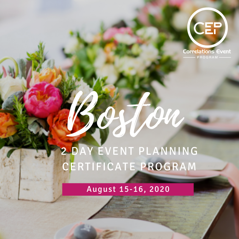 2 Day Boston Event Planning Certificate Program Eventcombo
