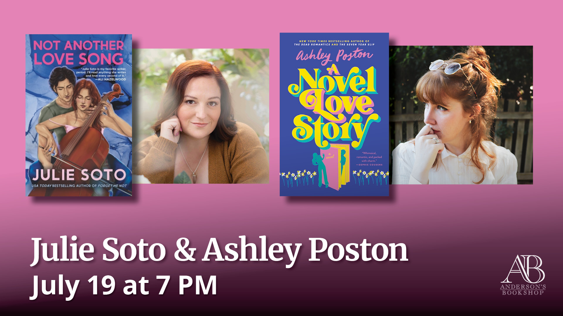 Author Event with Julie Soto and Ashley Poston