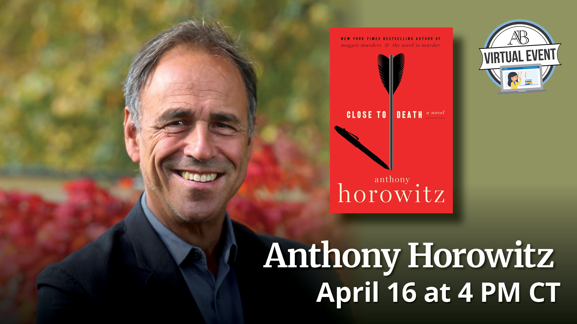 Virtual Author Event with Anthony Horowitz