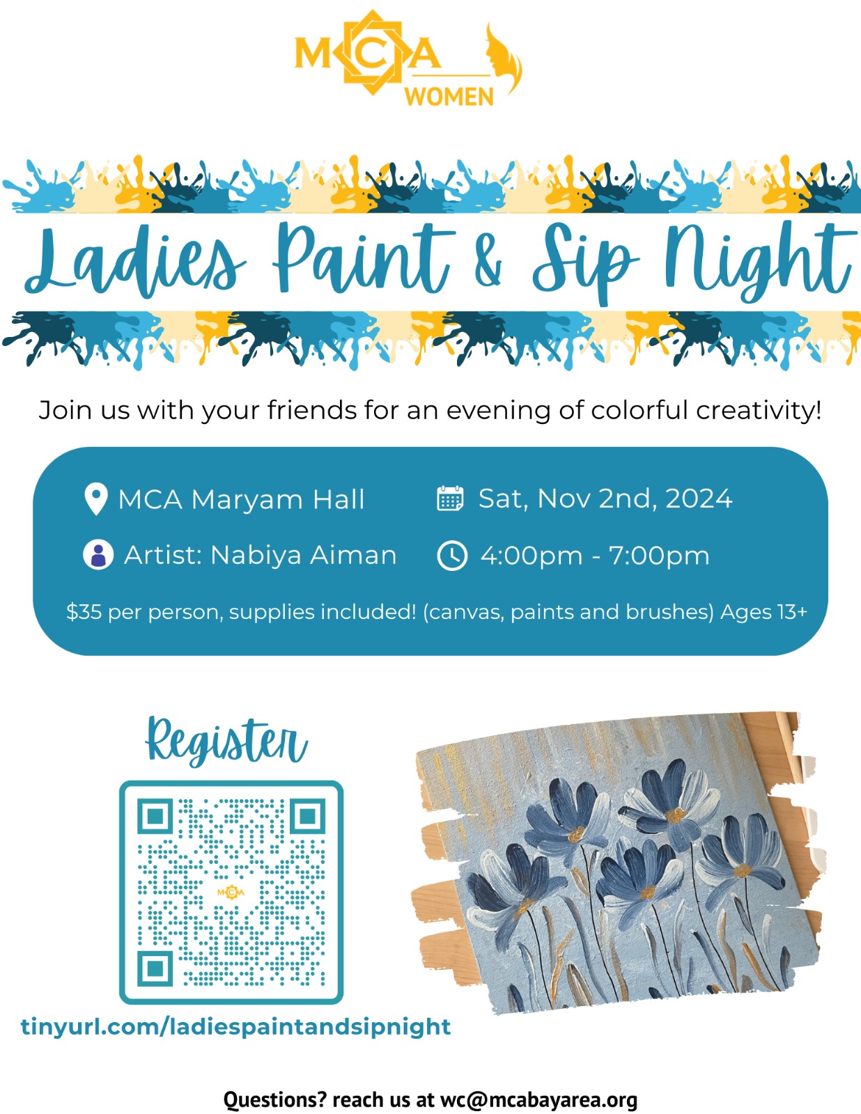 Ladies Paint and Sip Night 