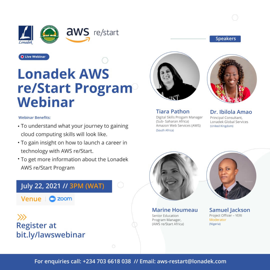 Lonadek / Amazon Web Services (AWS) re/Start Program Webinar