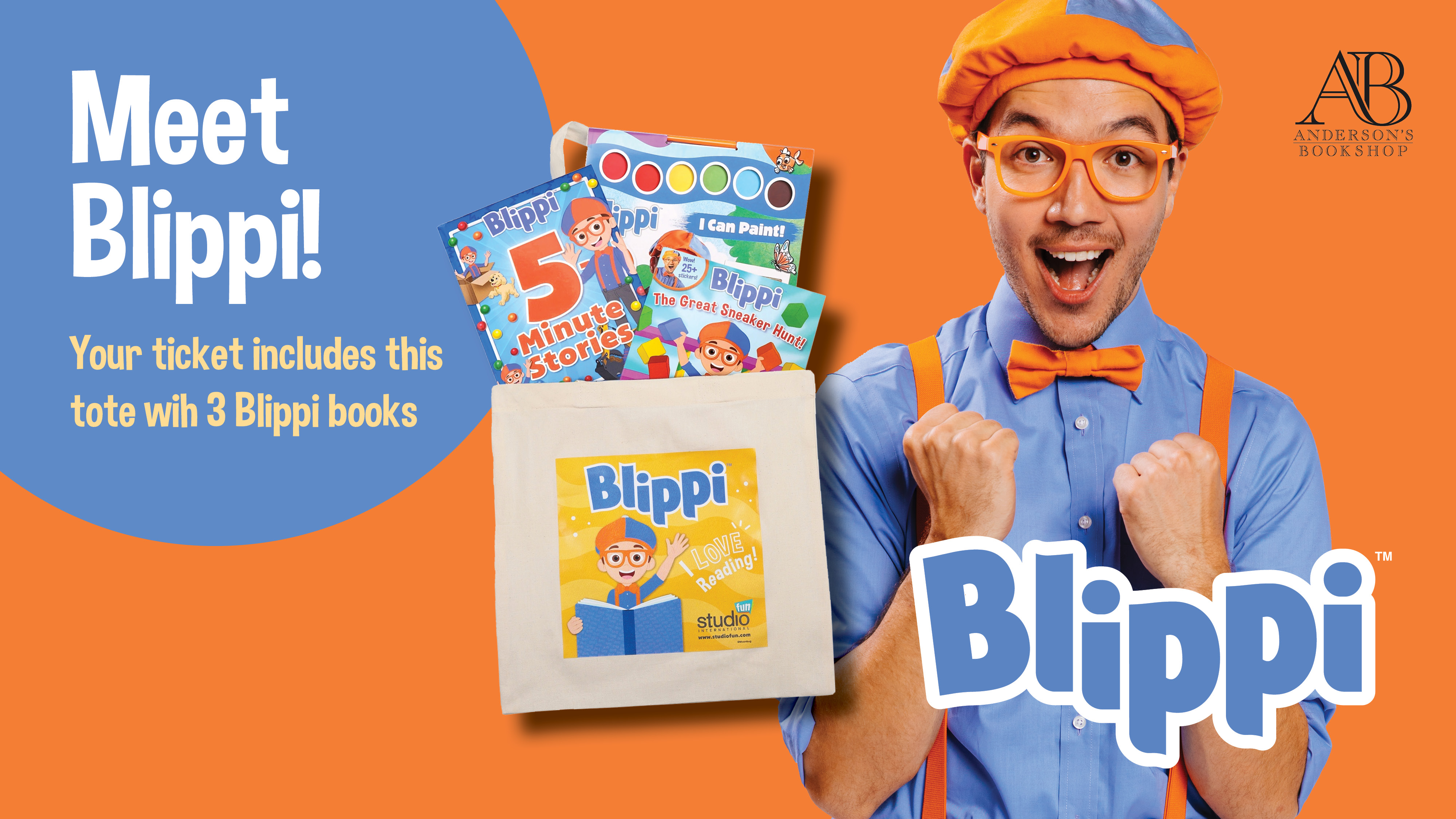 Author Event with Blippi! | Eventcombo