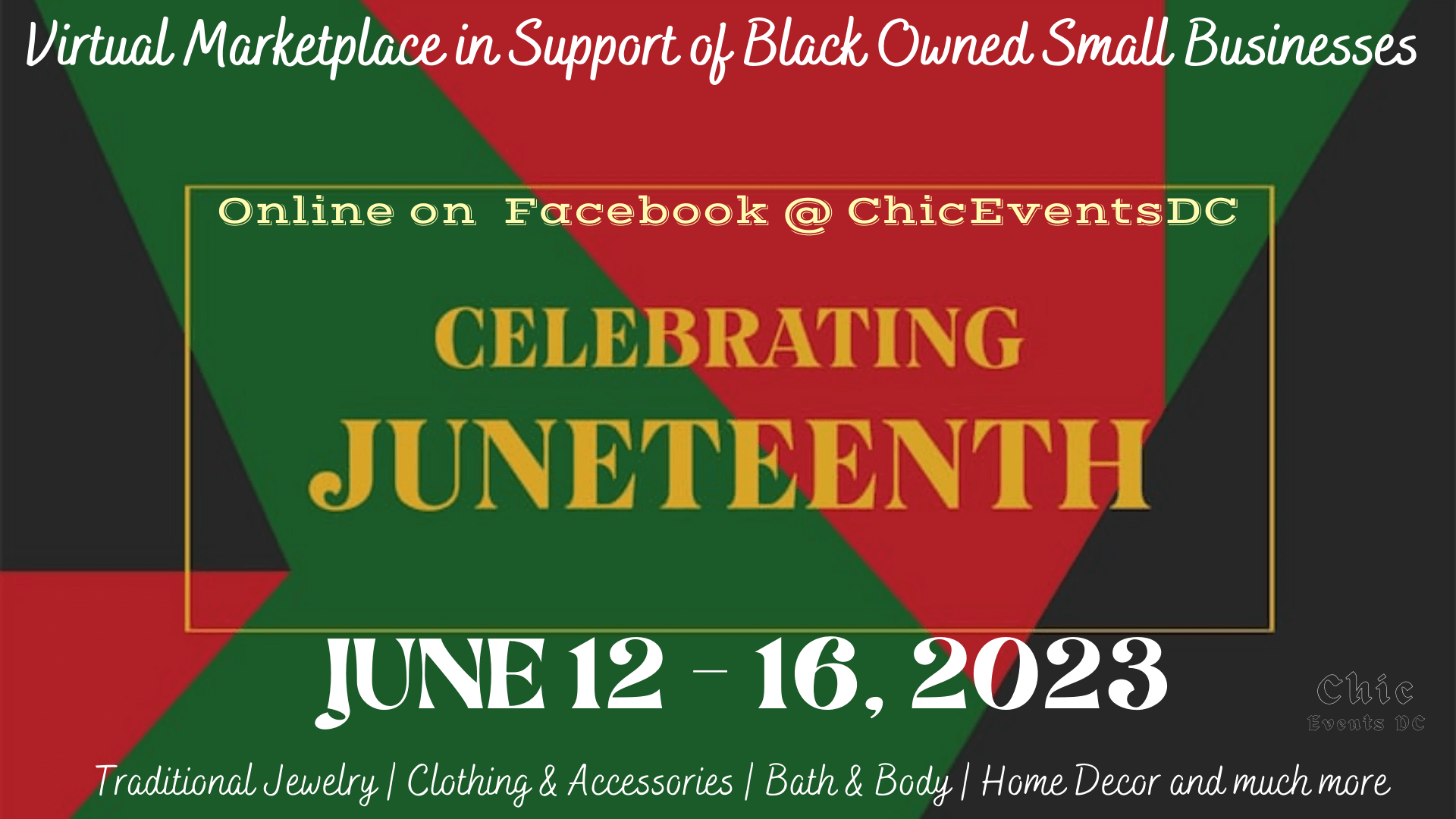 Celebration Virtual Vendor Showcase in Support of Black