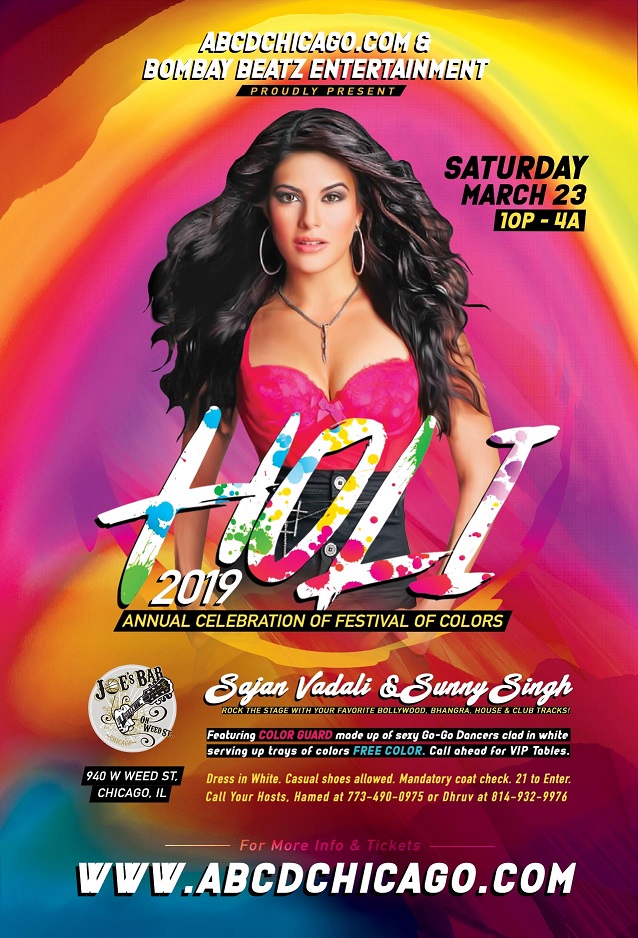 HOLI Chicago's Only Late Night Indoor Color Party