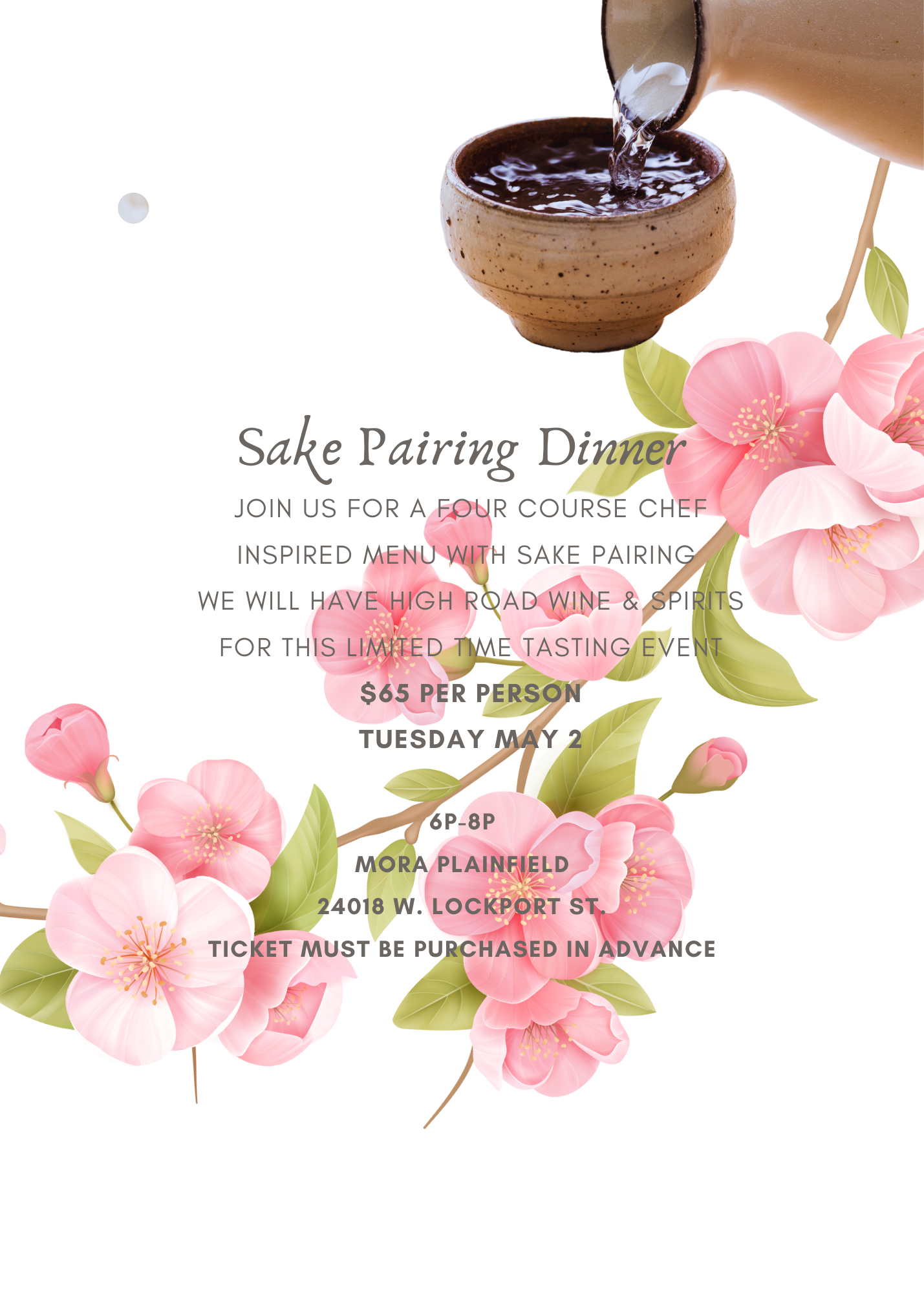 Sake Pairing Dinner