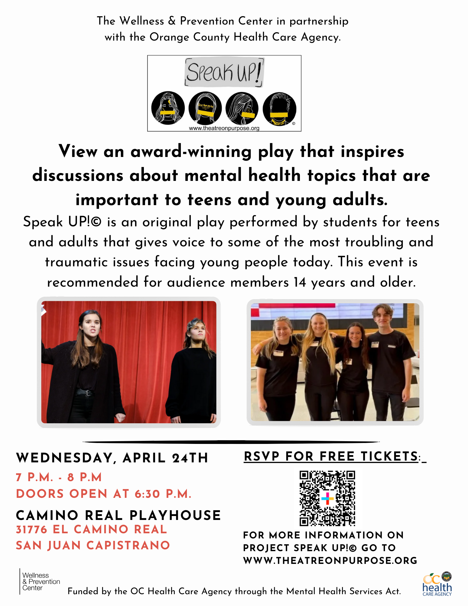 Award winning play SpeakUp! 