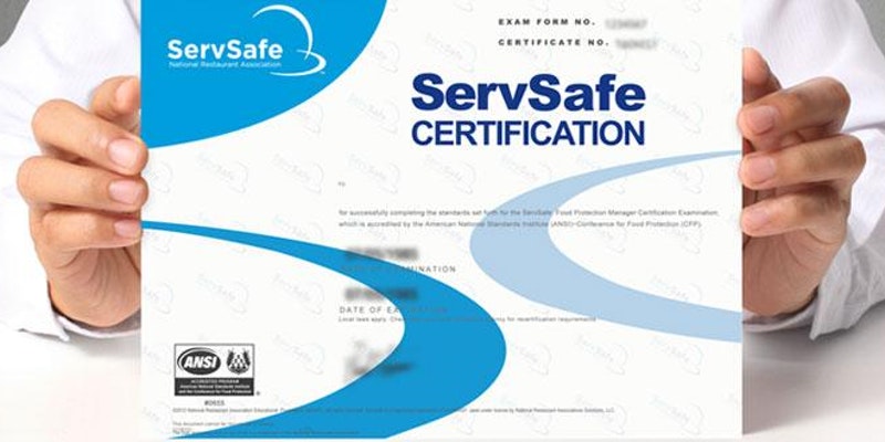 serv safe certification